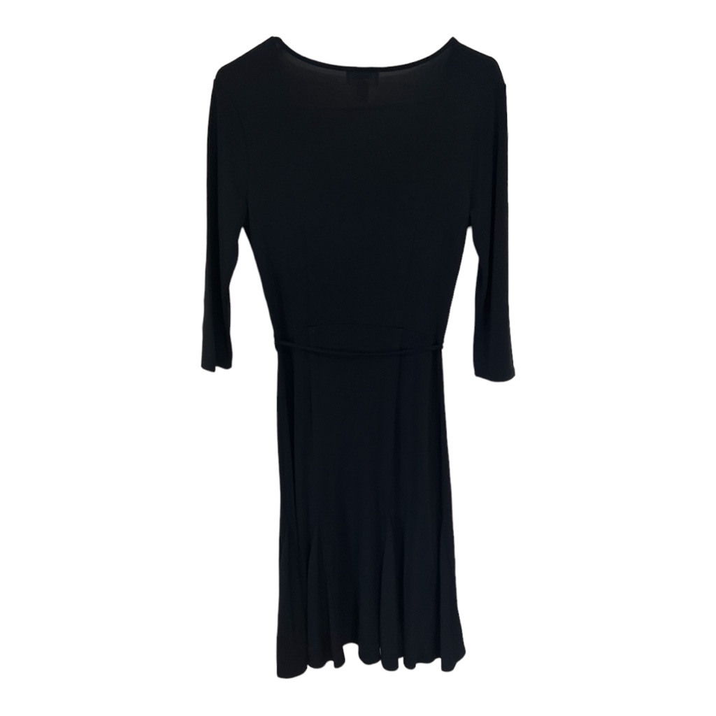 Ann Taylor Loft Black Wrap Dress Size 8